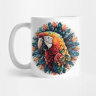 Mandala - Red Macaw Mug